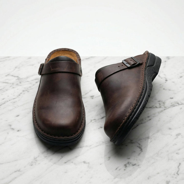 James | Men's Premium Leather Slip-On Chelsea Boots