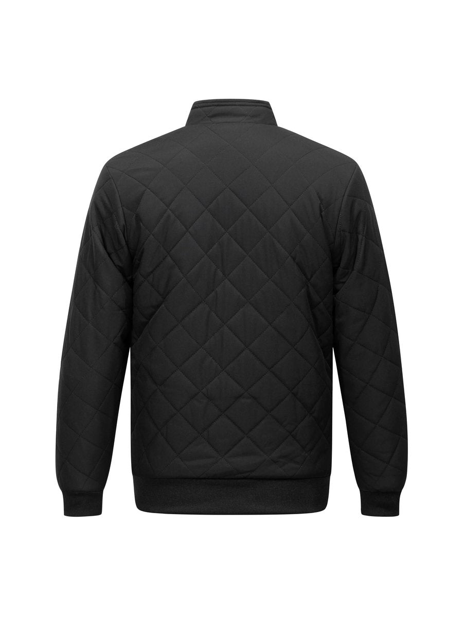 Oscar | Men's Quilted Fleece-Lined Bomber Jacket Winter Coat