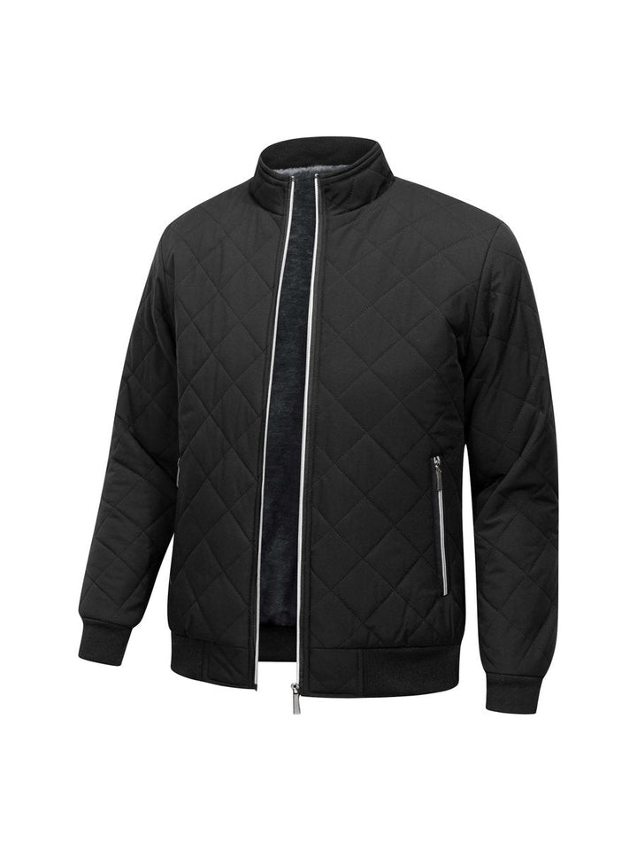 Oscar | Men's Quilted Fleece-Lined Bomber Jacket Winter Coat