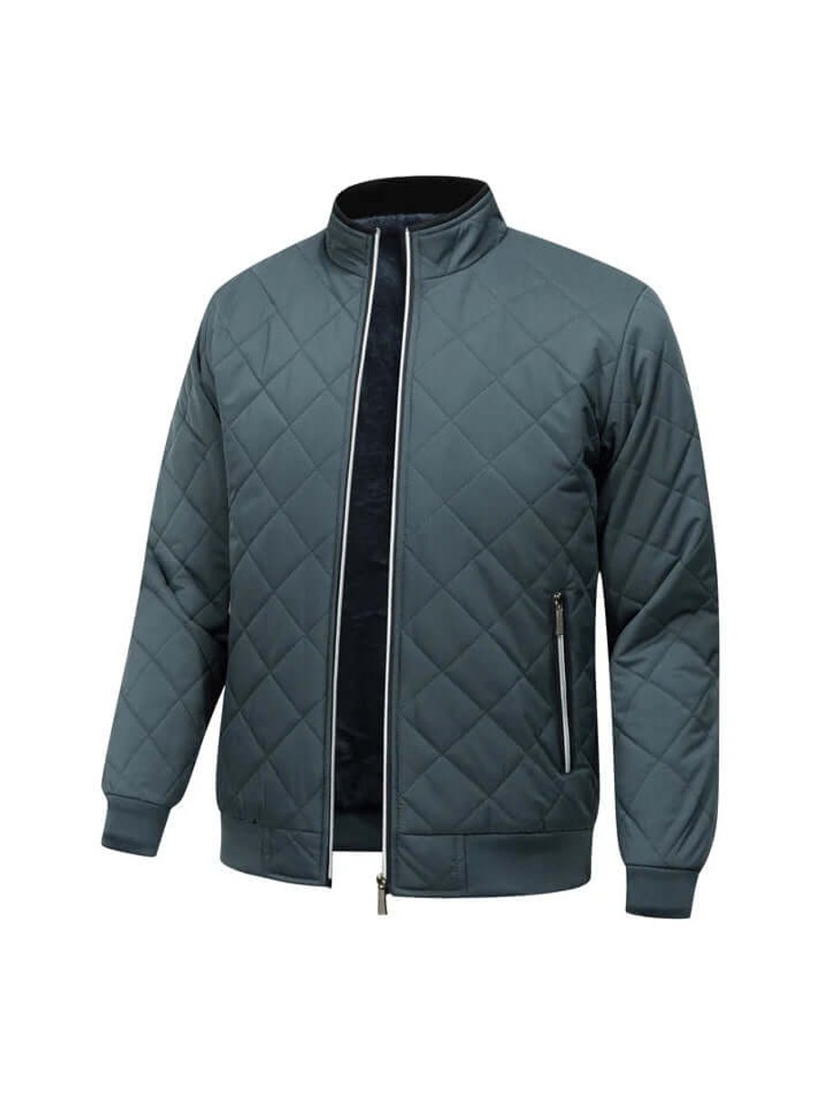 Oscar | Men's Quilted Fleece-Lined Bomber Jacket Winter Coat