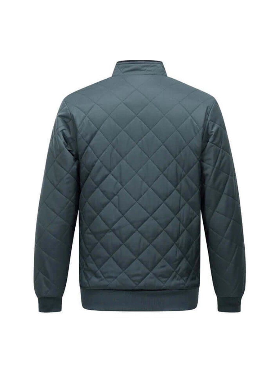 Oscar | Men's Quilted Fleece-Lined Bomber Jacket Winter Coat