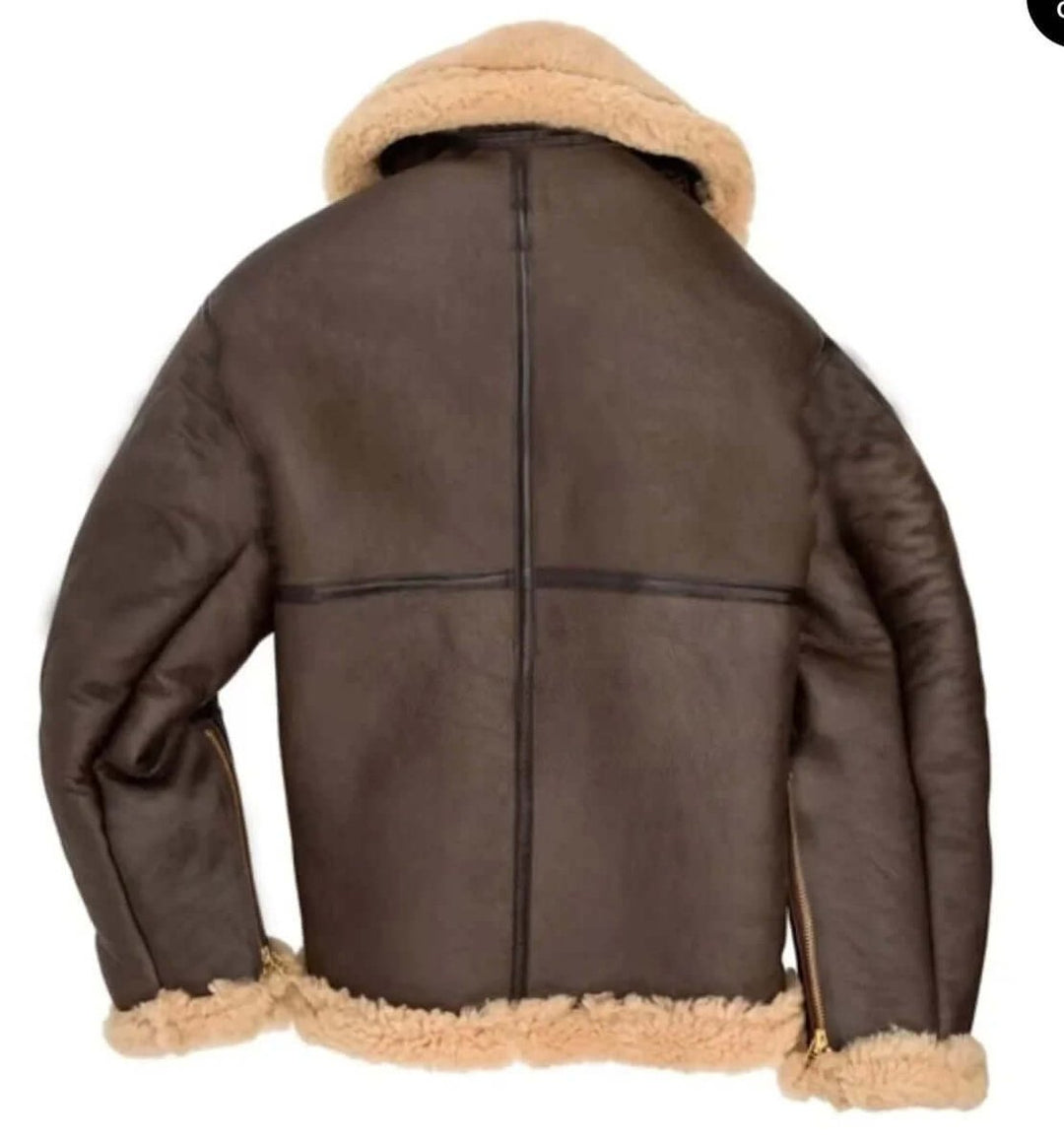 Jack | Men's Shearling Bomber Jacket Aviator Flying Coat