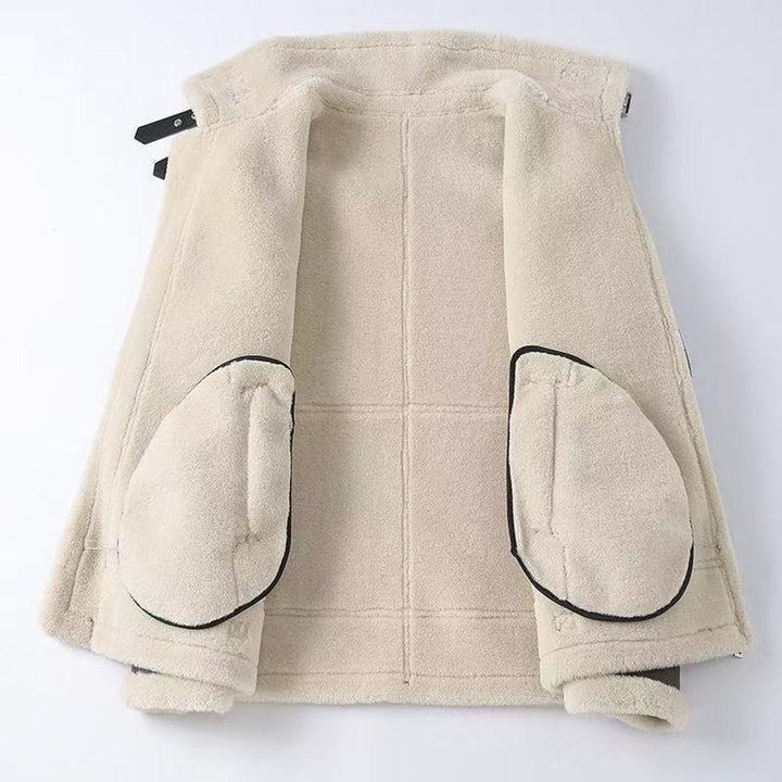 Noah | Men's Shearling Lined Aviator Bomber Jacket Faux Leather