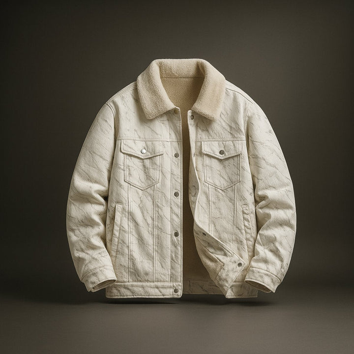 Jack | Mens Sherpa Collar Heavyweight Corduroy Trucker Jacket