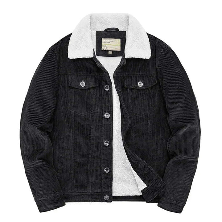 Archie | Men's Sherpa-Lined Corduroy Jacket Casual Winter Coat