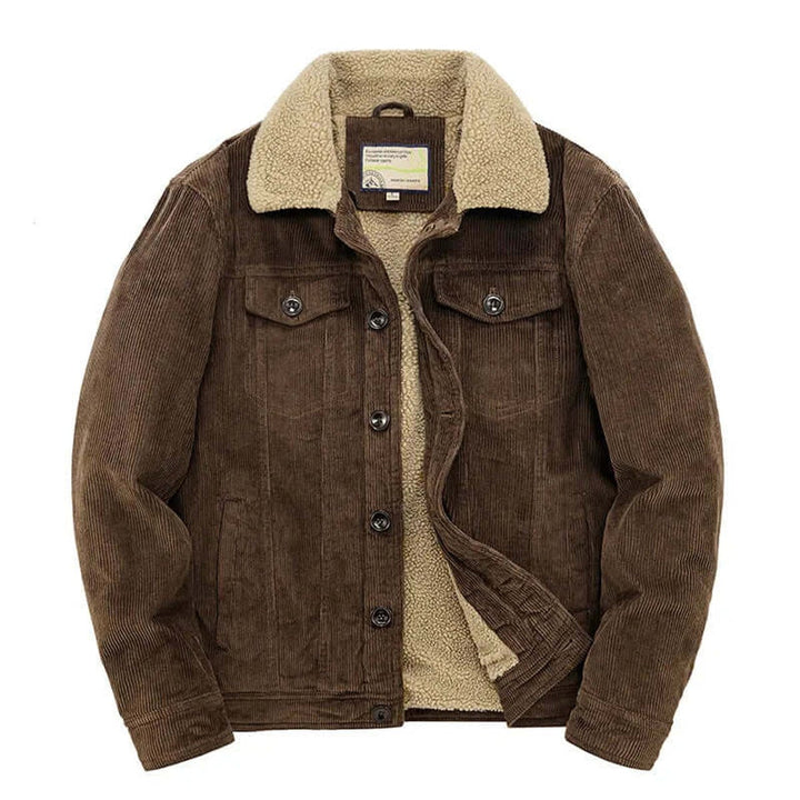 Archie | Men's Sherpa-Lined Corduroy Jacket Casual Winter Coat