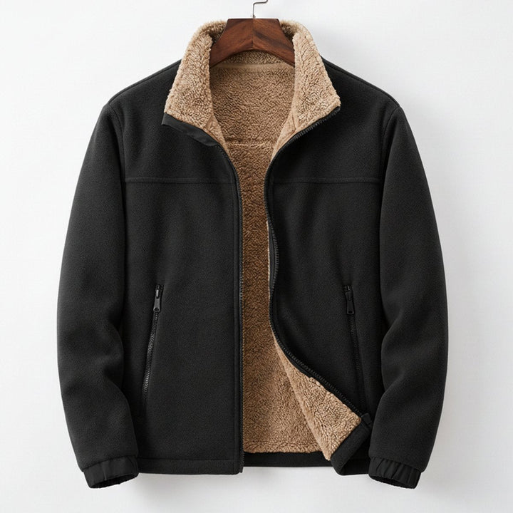 Freddie | Mens Sherpa-Lined Heavyweight Fleece Zip-Up Jacket