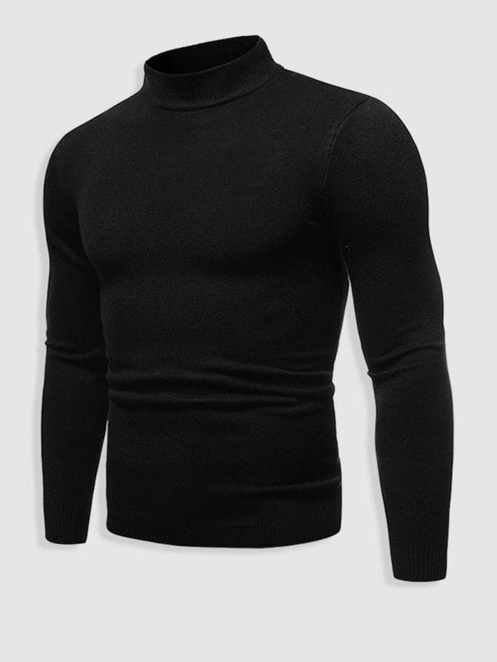 Freddie | Men's Slim Fit Roll Neck Jumper Fine Knit Turtleneck