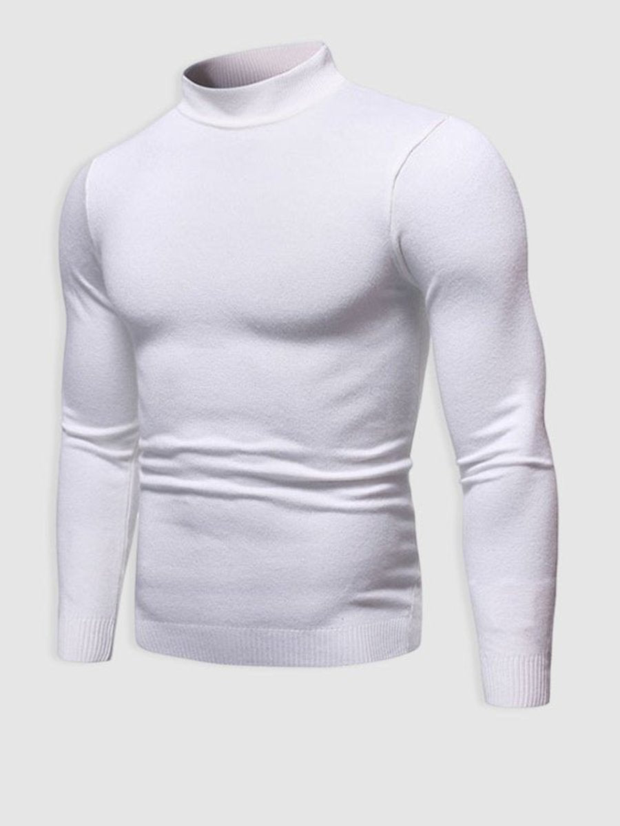Freddie | Men's Slim Fit Roll Neck Jumper Fine Knit Turtleneck