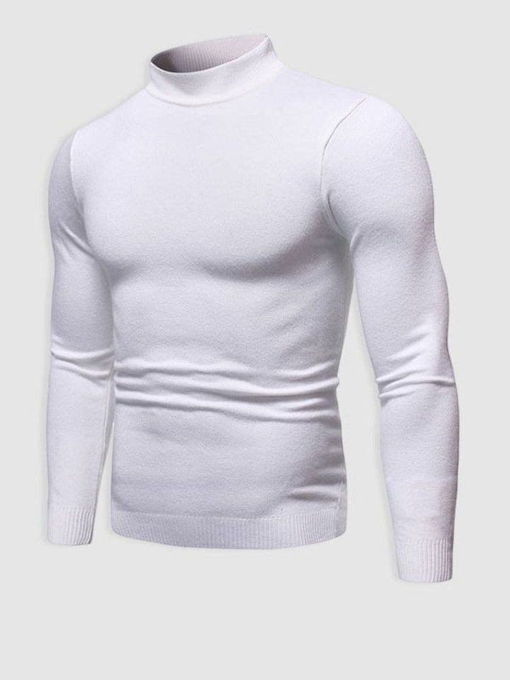 Freddie | Men's Slim Fit Roll Neck Jumper Fine Knit Turtleneck