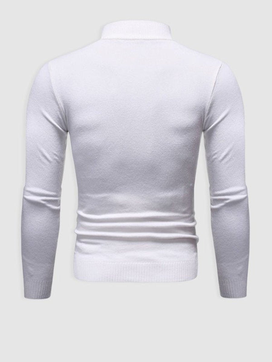 Freddie | Men's Slim Fit Roll Neck Jumper Fine Knit Turtleneck
