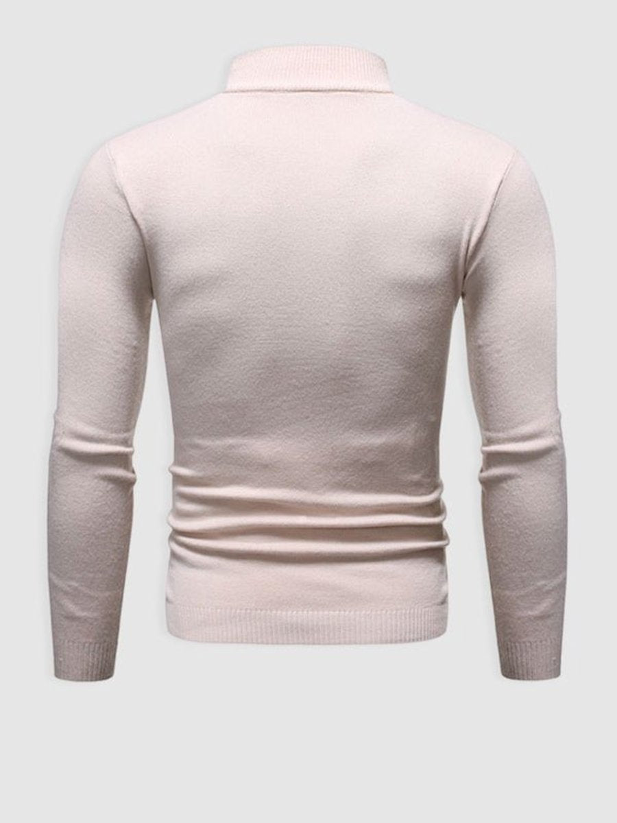Freddie | Men's Slim Fit Roll Neck Jumper Fine Knit Turtleneck
