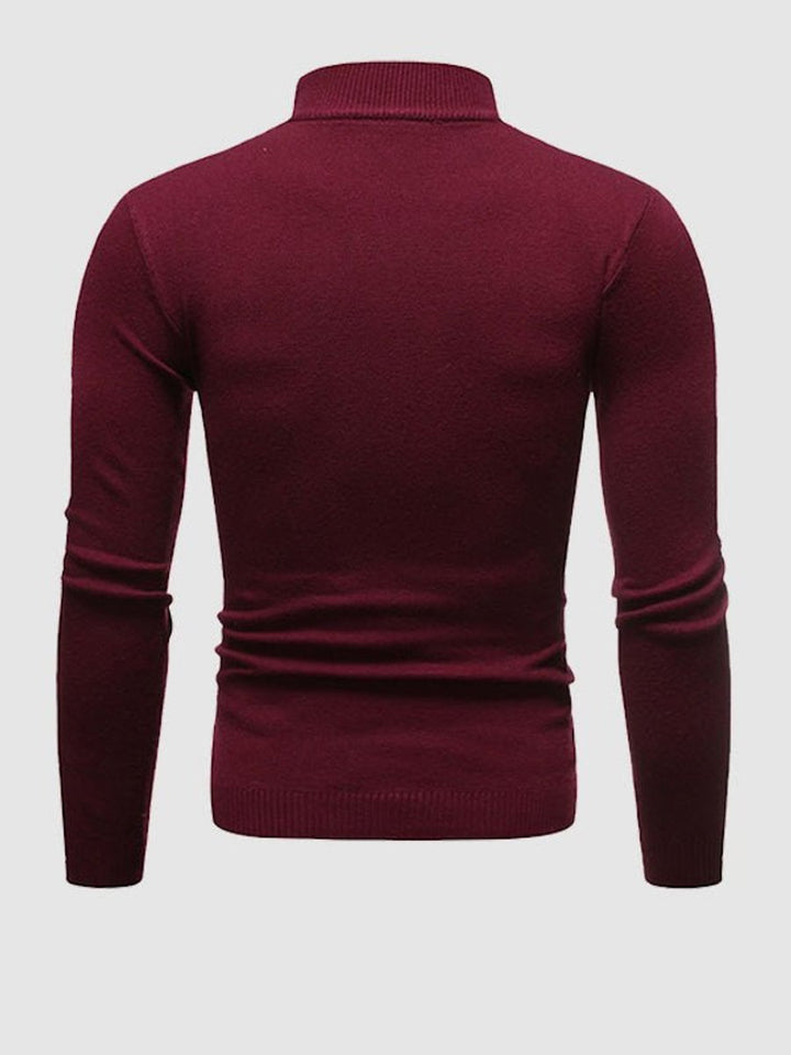 Freddie | Men's Slim Fit Roll Neck Jumper Fine Knit Turtleneck