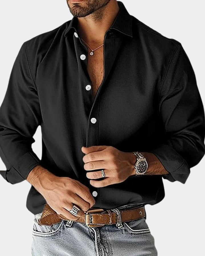 Oscar | Men's Slim-Fit Long-Sleeve Kent Collar Button-Up Shirt