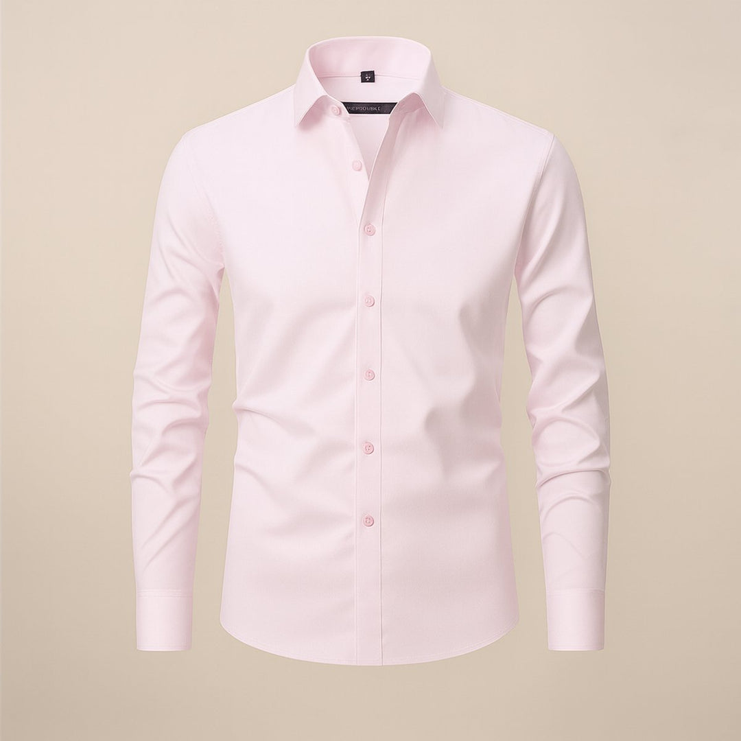 Alfie | Men's Slim Fit Shirt Long Sleeve Point Collar Chest Pocket
