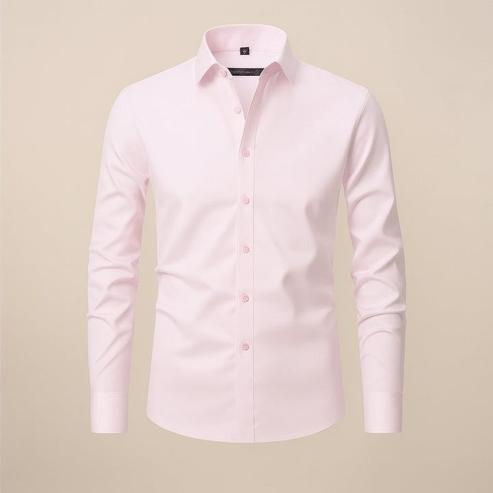 Alfie | Men's Slim Fit Shirt Long Sleeve Point Collar Chest Pocket