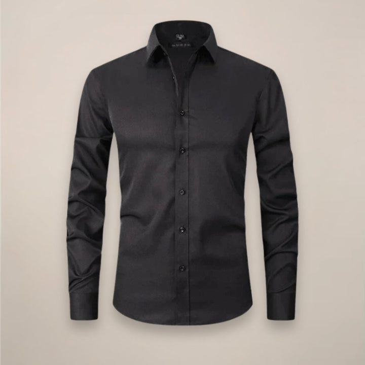 Alfie | Men's Slim Fit Shirt Long Sleeve Point Collar Chest Pocket