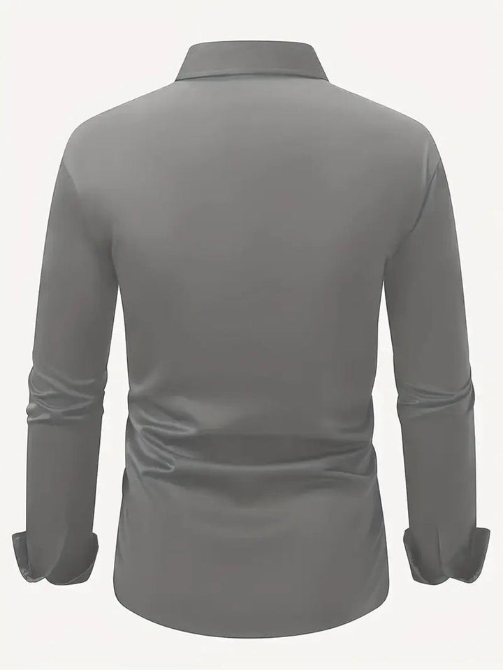 Leo | Men's Slim-Fit Crease-Resistant Long-Sleeve Business Shirt