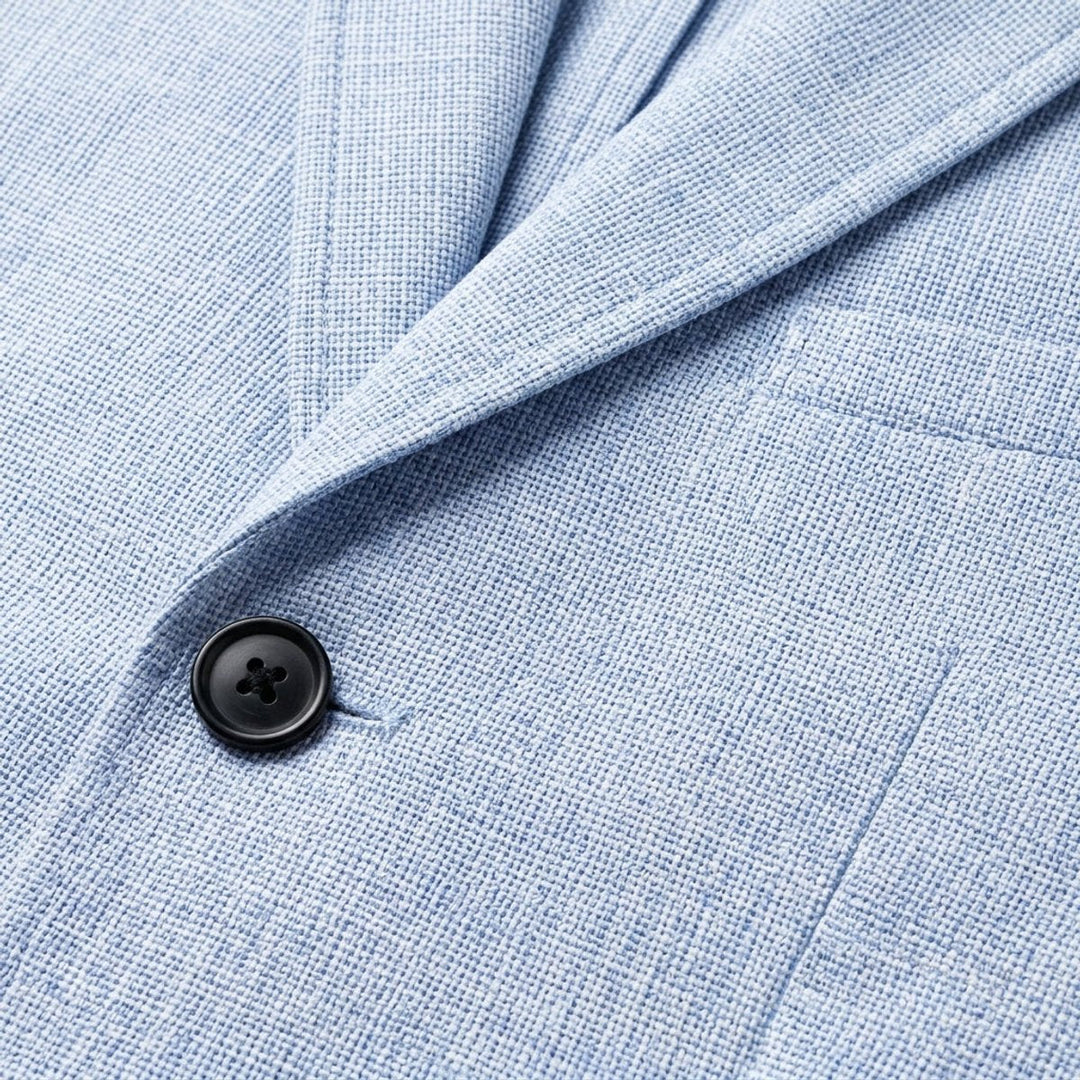 Alfie | Mens Slim Tailored Linen Blazer Jacket Transitional Seasons