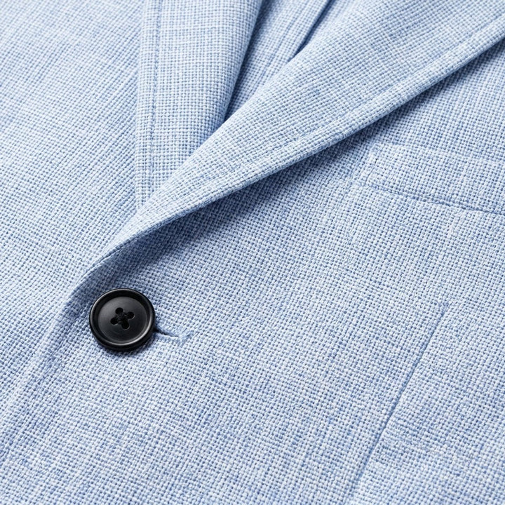Alfie | Mens Slim Tailored Linen Blazer Jacket Transitional Seasons