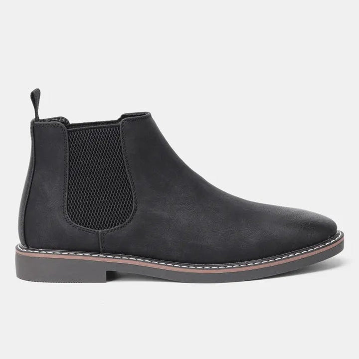 Archie | Men's Slip-On Leather Chelsea Ankle Boots