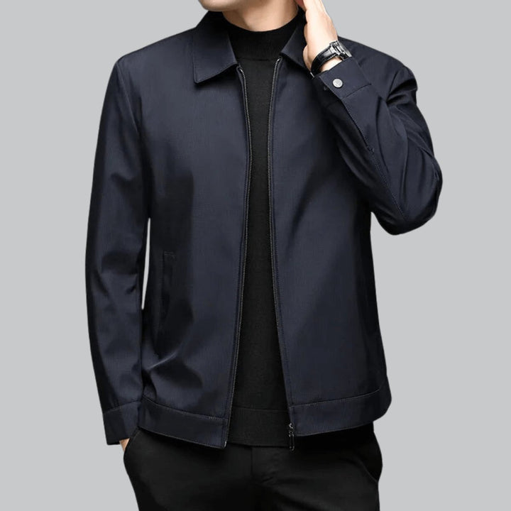 Thomas | Men's Smart-Fit Zip-Up Bomber Jacket Tailored Autumn Coat