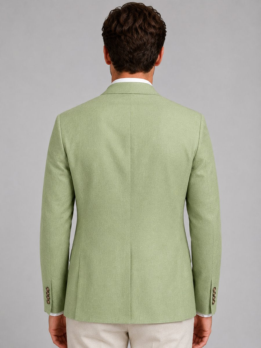 Arthur | Mens Tailored Single-Button Linen-Look Smart Casual Blazer Jacket