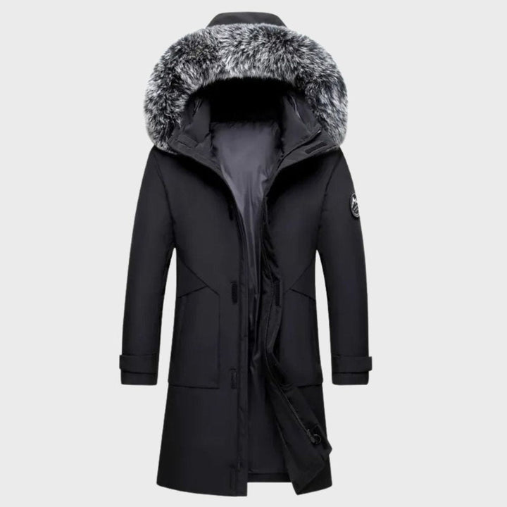 Jack | Men's Thermal Waterproof Jacket Fur-Hood Long Winter Coat