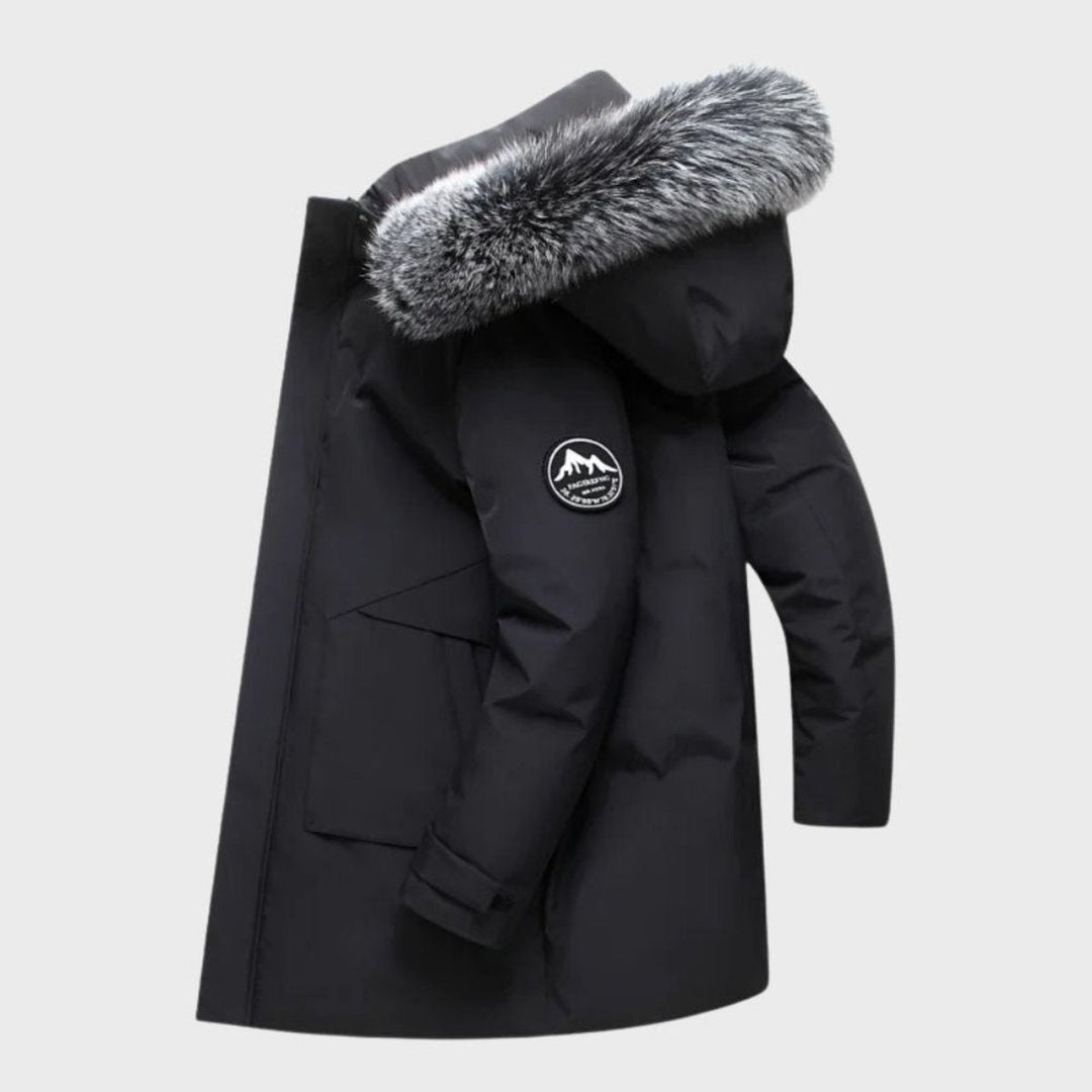 Jack | Men's Thermal Waterproof Jacket Fur-Hood Long Winter Coat