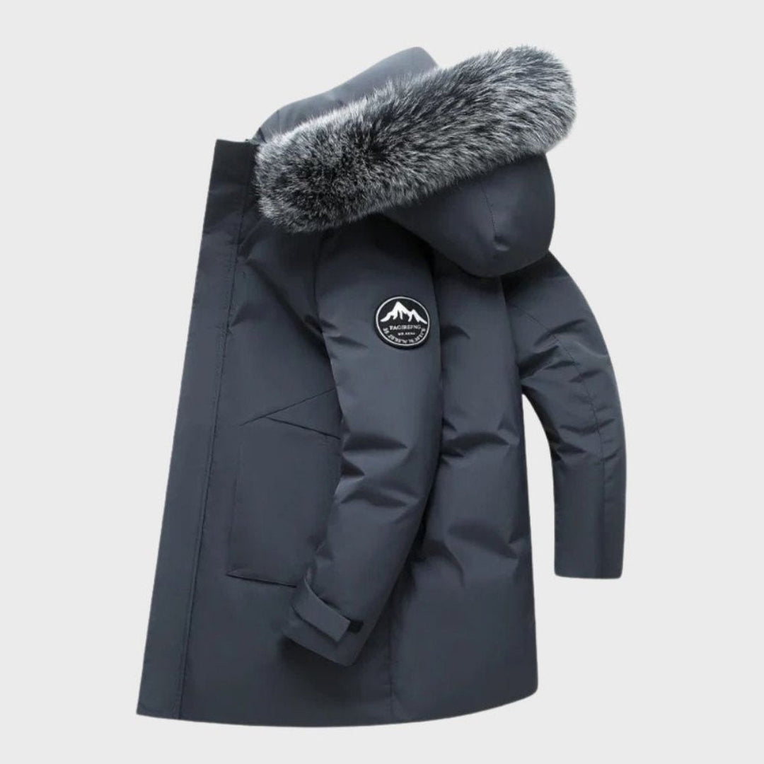 Jack | Men's Thermal Waterproof Jacket Fur-Hood Long Winter Coat