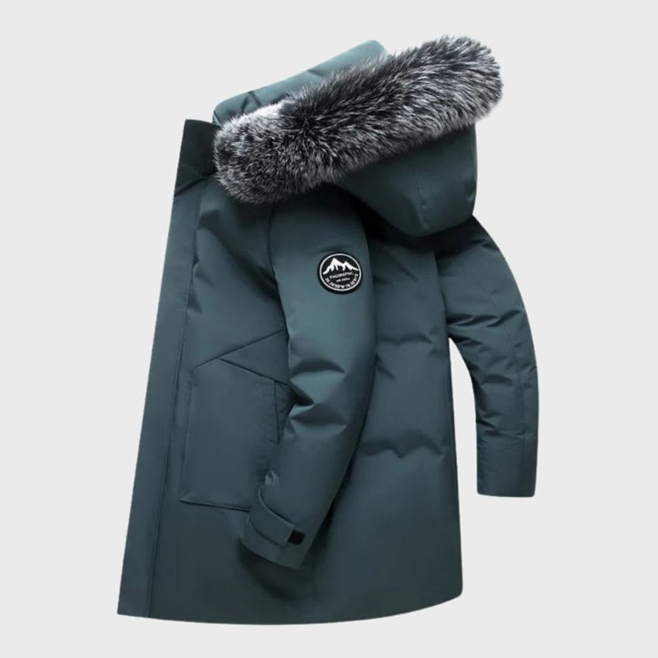 Jack | Men's Thermal Waterproof Jacket Fur-Hood Long Winter Coat