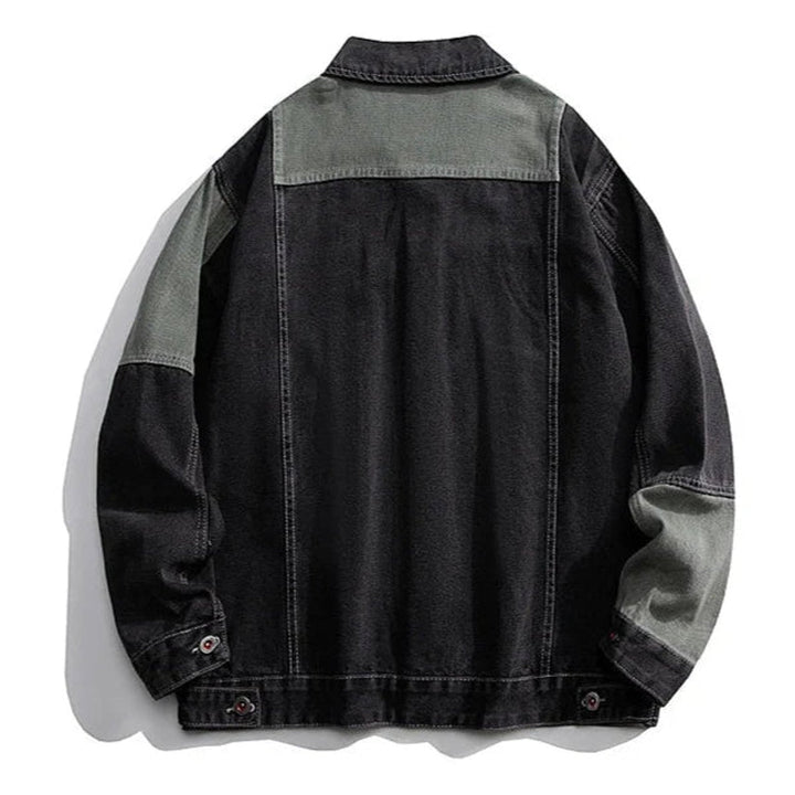 Edward | Mens Two-Tone Utility Denim Jacket Workwear Carhartt Style
