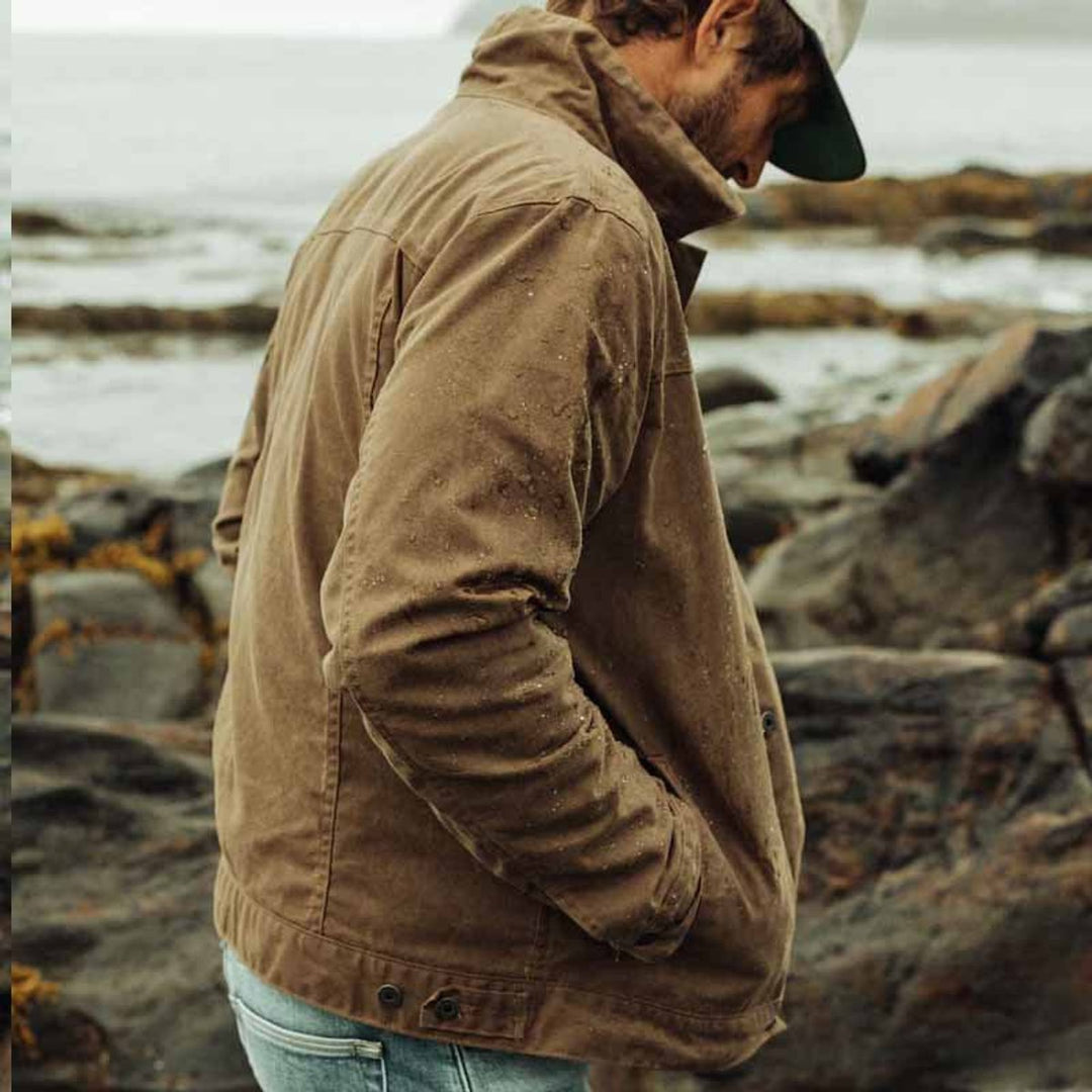 Archie | Men's Utility Bomber Jacket Rugged Button-Up Outdoor Coat