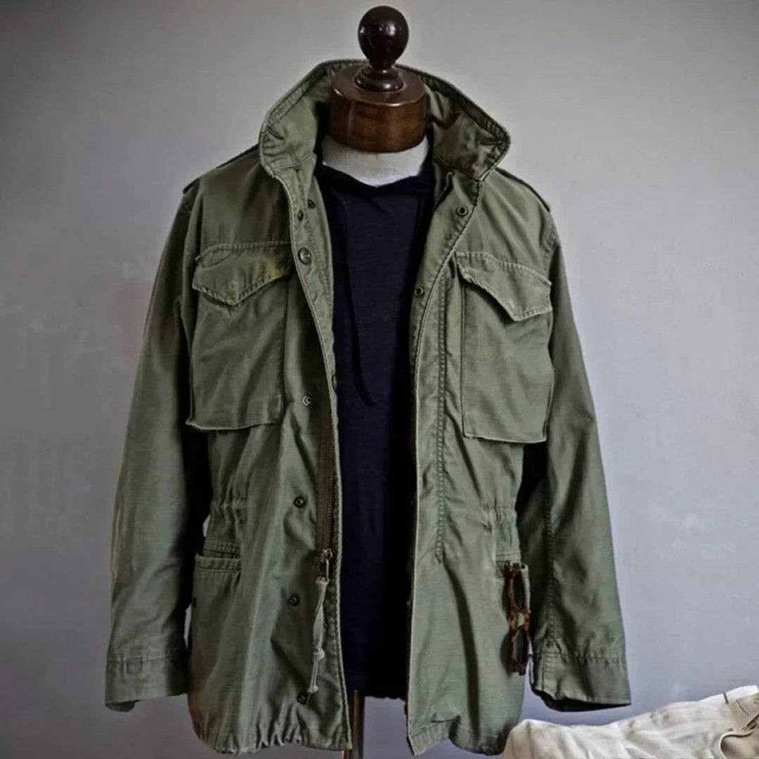 George | Men's Vintage Cotton Field Jacket Adjustable Waist