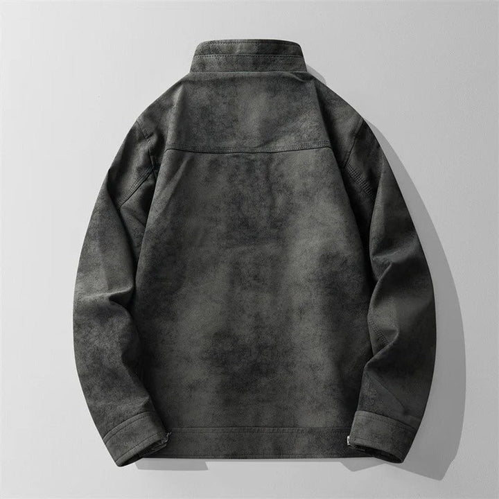 Oscar | Men's Vintage Suede-Effect Fleece-Lined Bomber Jacket