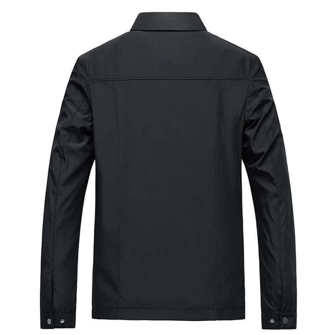 Oscar | Men's Water-Resistant Zip-Up Bomber Jacket Gingham Lined