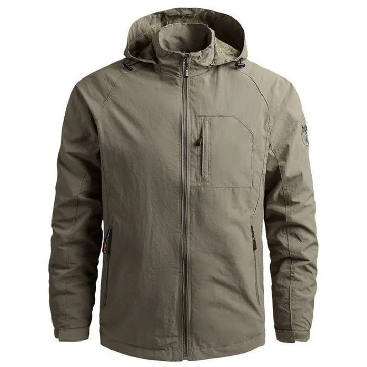 Freddie | Men's Waterproof Bomber Jacket Lightweight Cargo Zip-Up Coat