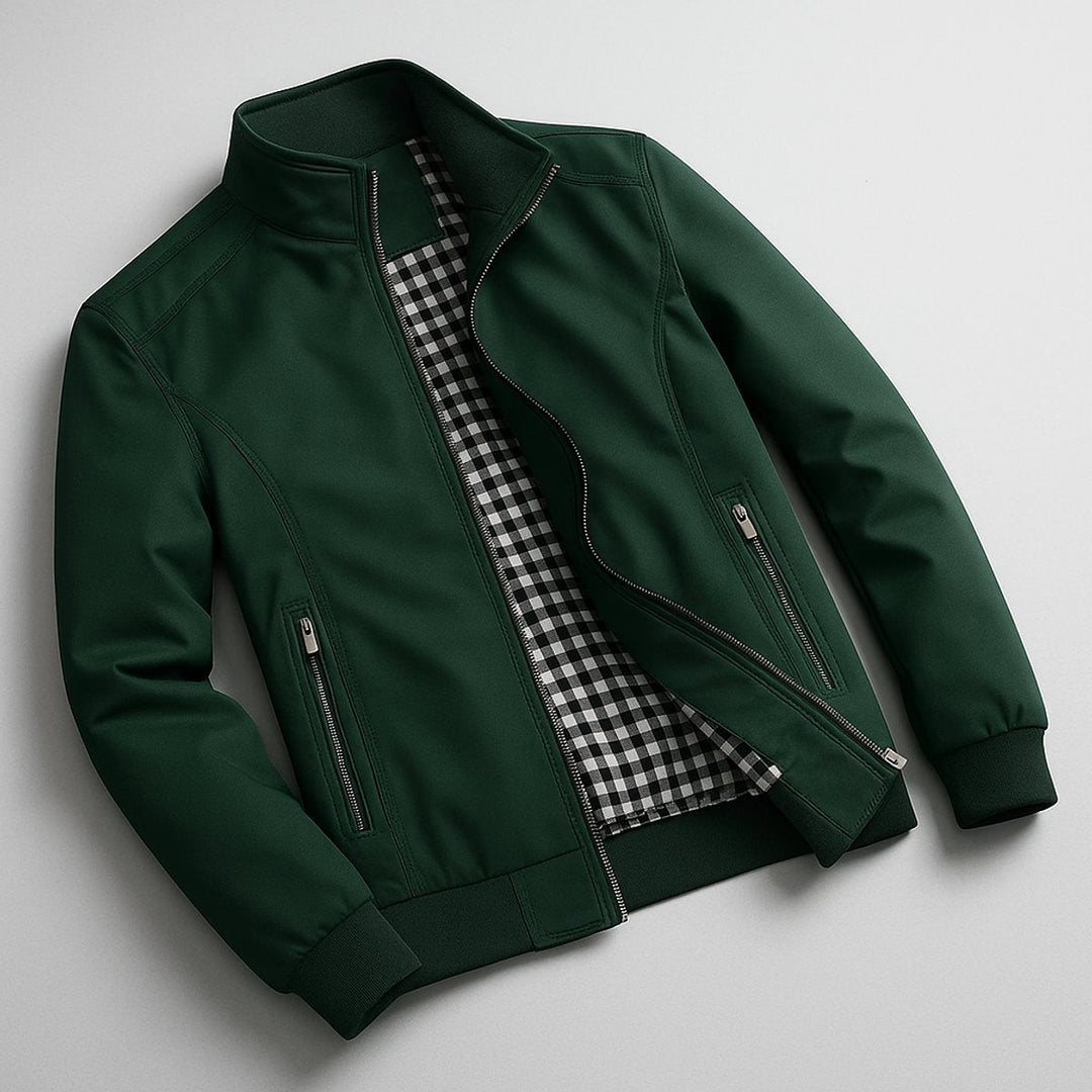 Noah | Men's Waterproof Bomber Jacket Zip-Up Wind-Resistant Coat