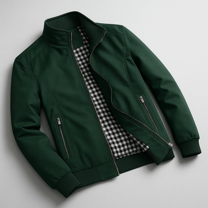Noah | Men's Waterproof Bomber Jacket Zip-Up Wind-Resistant Coat