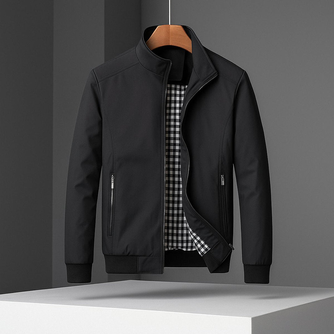 Noah | Men's Waterproof Bomber Jacket Zip-Up Wind-Resistant Coat