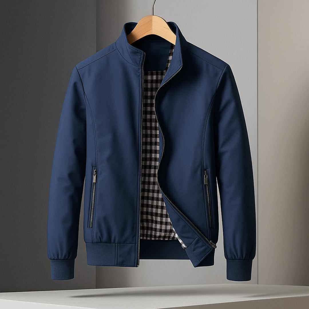 Noah | Men's Waterproof Bomber Jacket Zip-Up Wind-Resistant Coat