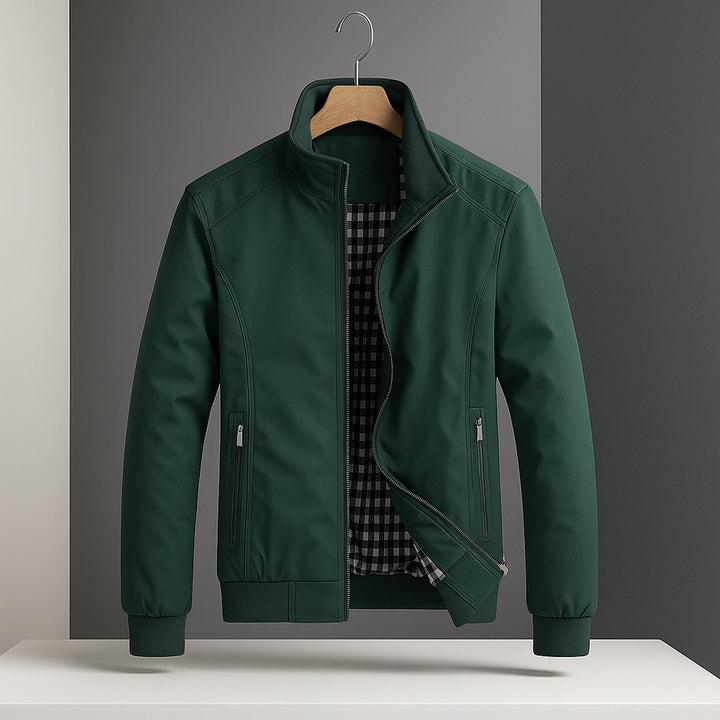 Noah | Men's Waterproof Bomber Jacket Zip-Up Wind-Resistant Coat