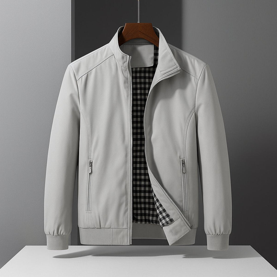 Noah | Men's Waterproof Bomber Jacket Zip-Up Wind-Resistant Coat
