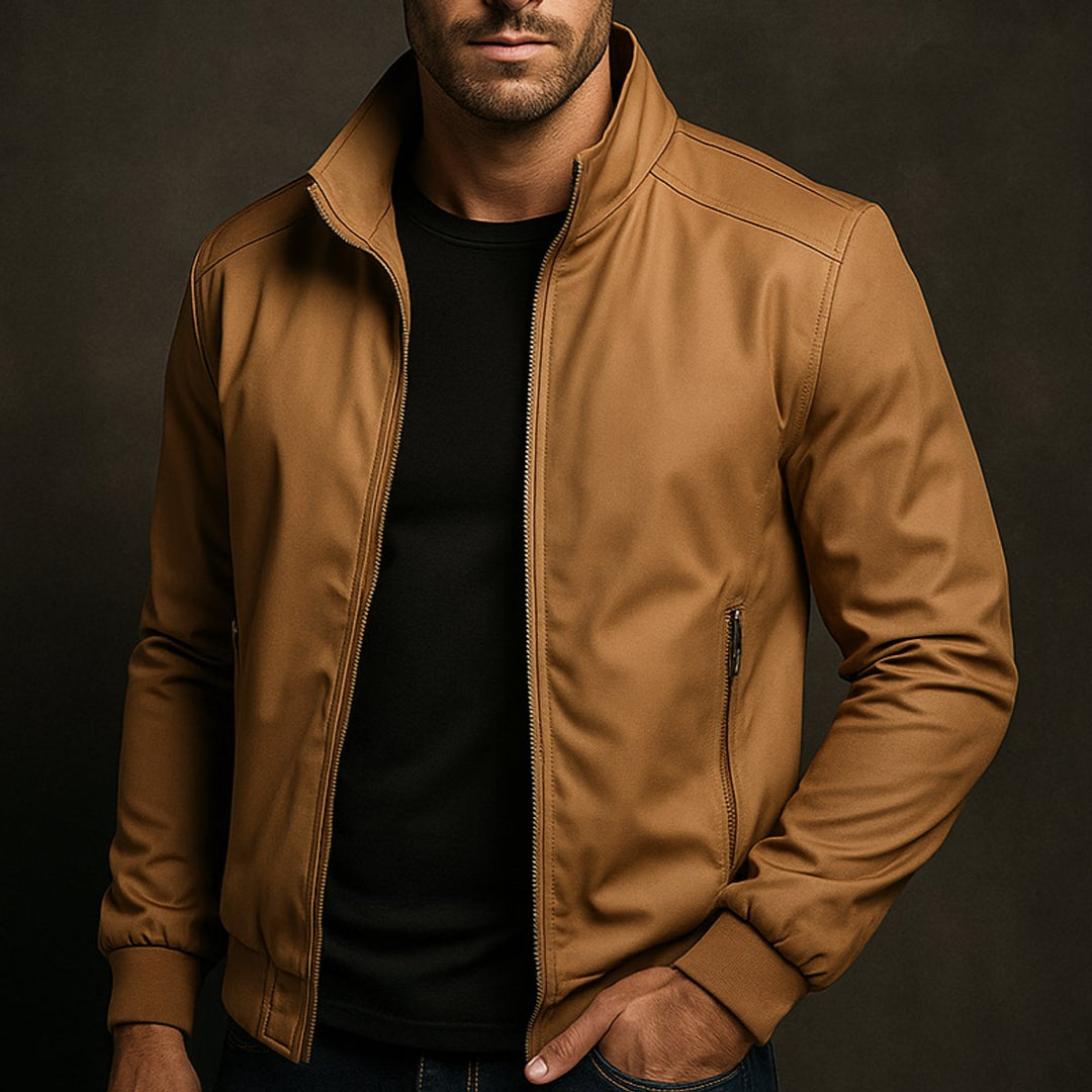 Noah | Men's Waterproof Bomber Jacket Zip-Up Wind-Resistant Coat