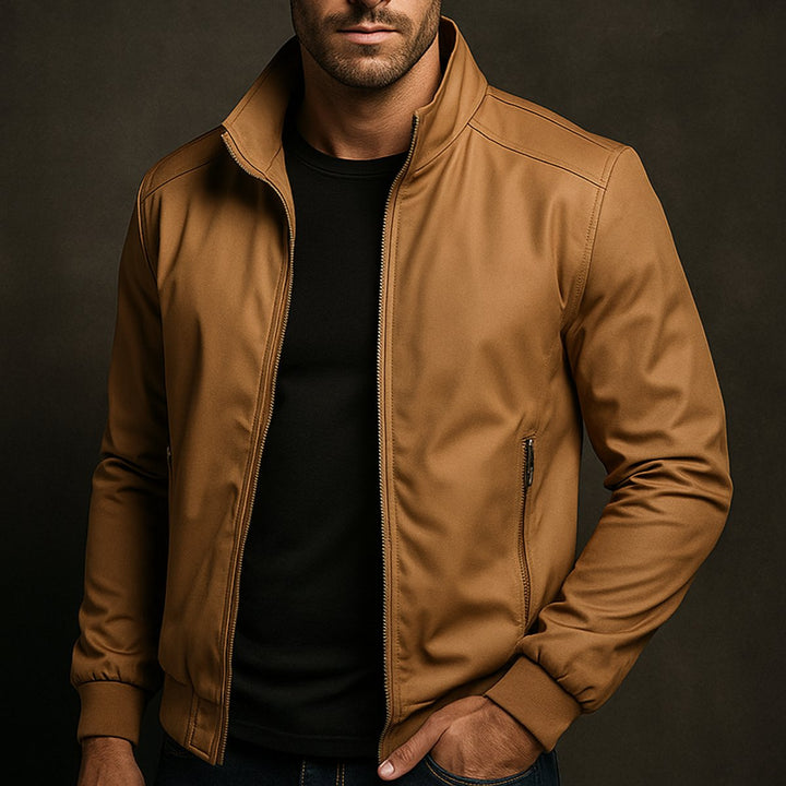 Noah | Men's Waterproof Bomber Jacket Zip-Up Wind-Resistant Coat