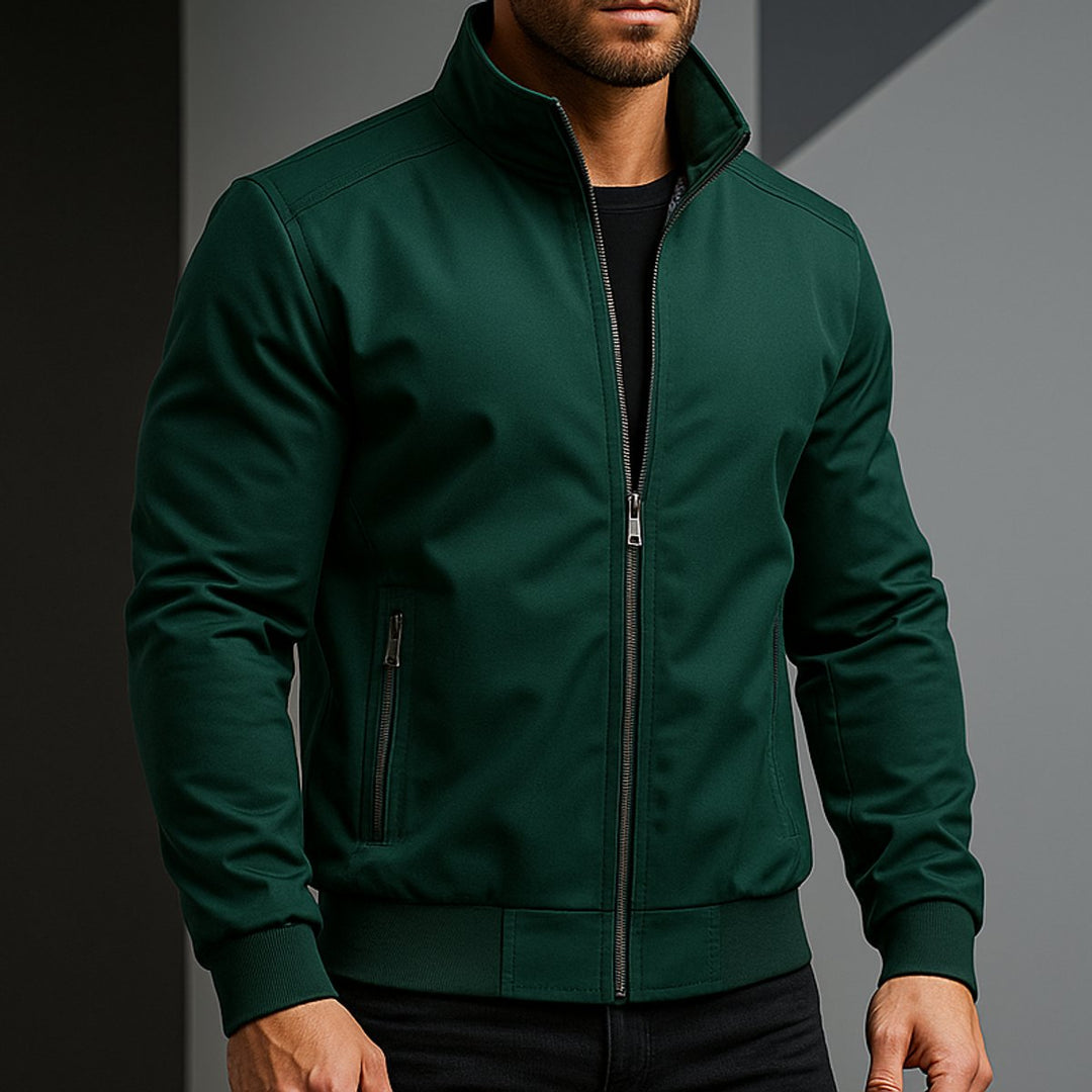 Noah | Men's Waterproof Bomber Jacket Zip-Up Wind-Resistant Coat