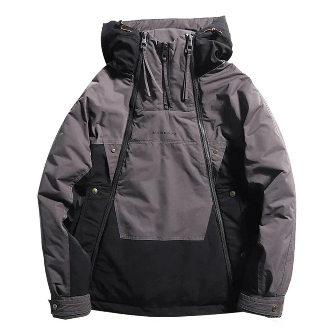 Arthur | Men's Waterproof Colour-Block Hooded Utilitarian Jacket