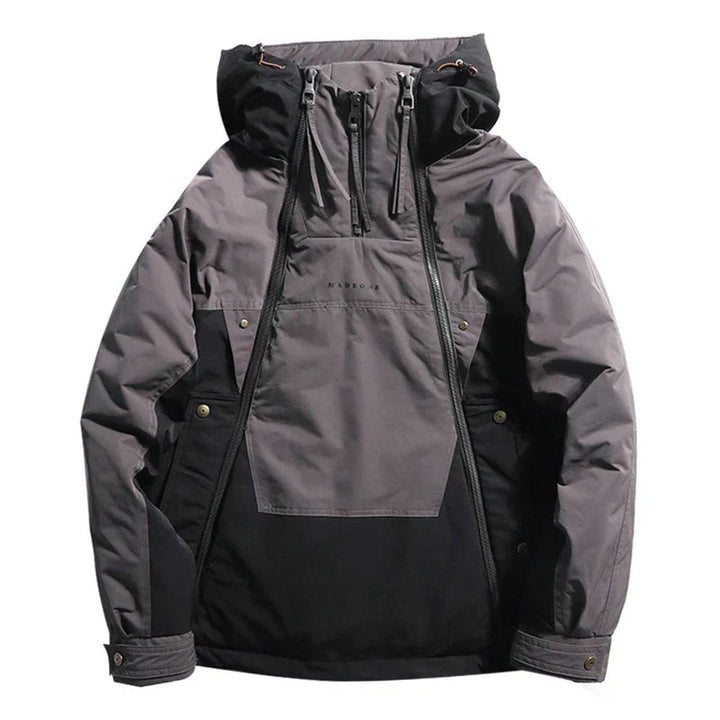Arthur | Men's Waterproof Colour-Block Hooded Utilitarian Jacket