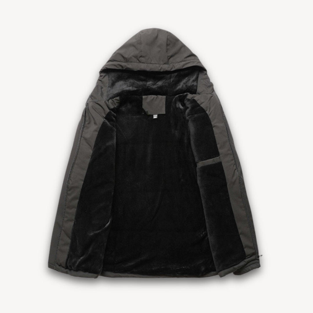 Archie | Men's Waterproof Hooded Jacket Adjustable Drawstring Outdoor Coat