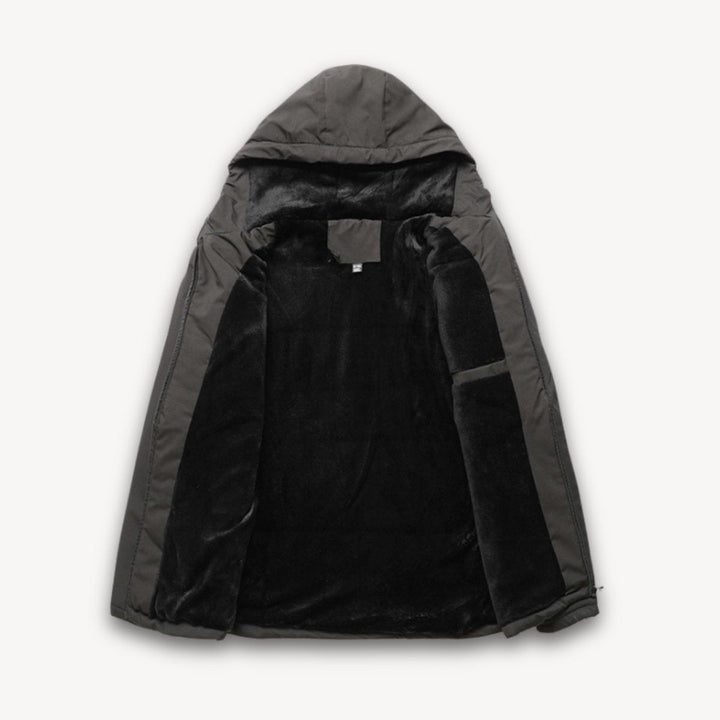 Archie | Men's Waterproof Hooded Jacket Adjustable Drawstring Outdoor Coat